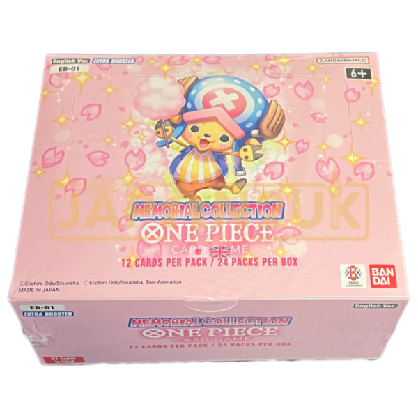 ONE PIECE EXTRA BOOSTER MEMORIAL COLLECTION EB-01 ENGLISH BOOSTER BOX