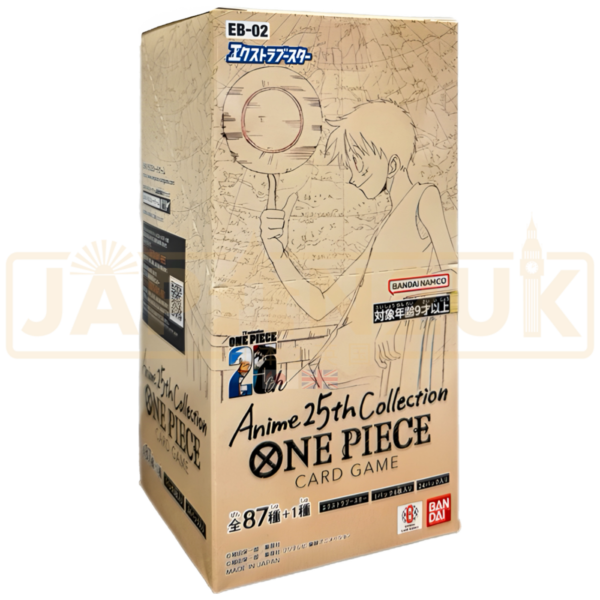ONE PIECE EXTRA BOOSTER ANIME 25TH COLLECTION EB-02 JAPANESE BOOSTER BOX