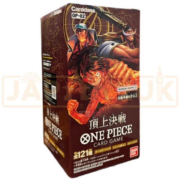 ONE PIECE PARAMOUNT WAR OP-02 JAPANESE BOOSTER BOX