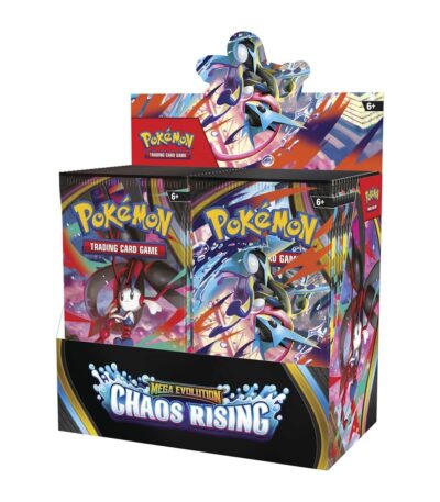 chaos rising booster display